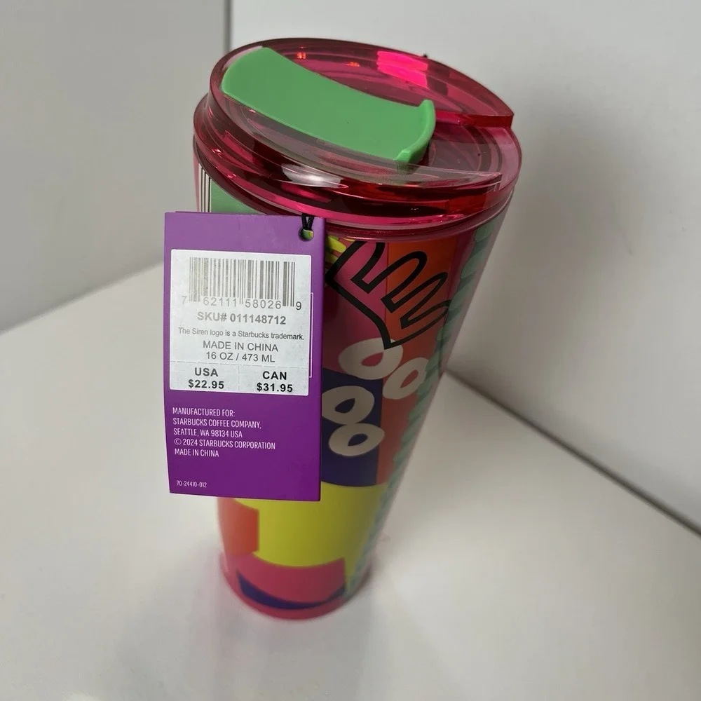 Starbucks x Shae Anthony Beautiful She Artist Series 16oz Stainless Tumbler 🌸‎